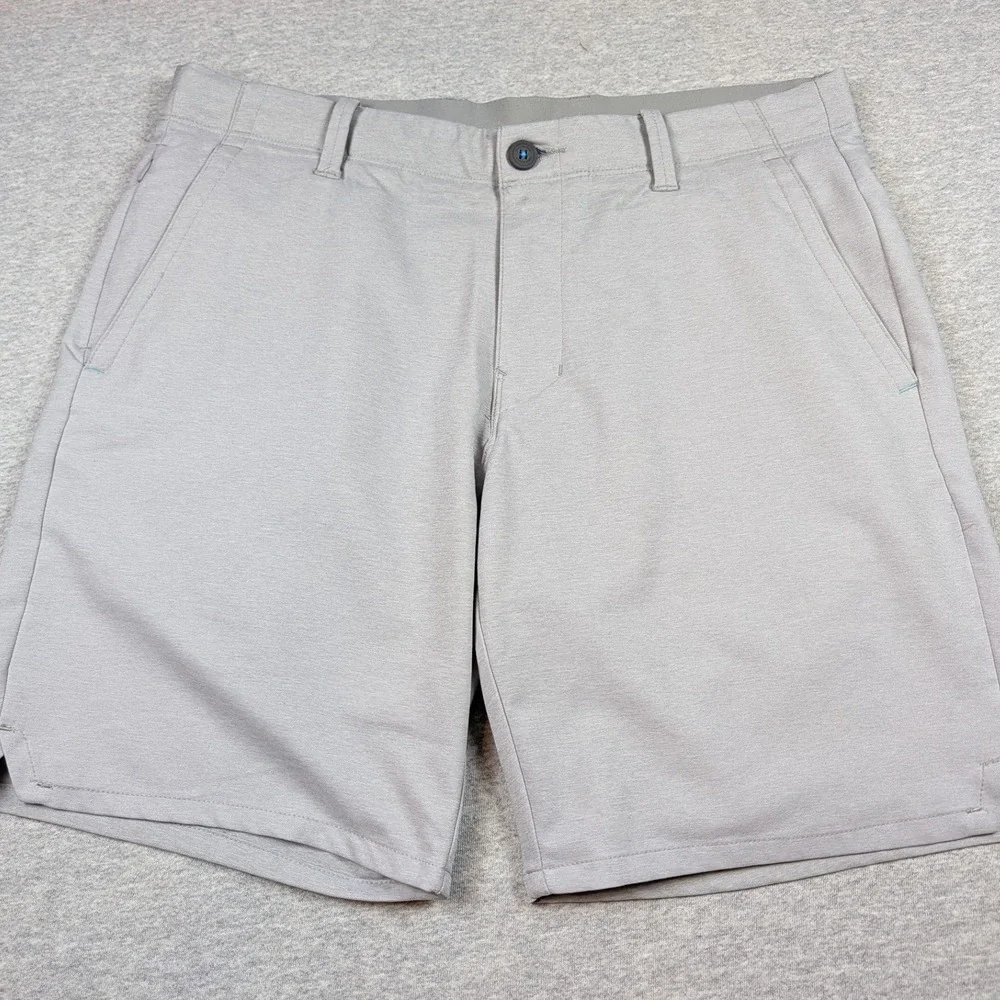 Tommy Bahama On Par Short 8 Inch Mens 32 Gray Golf Performance Polyester